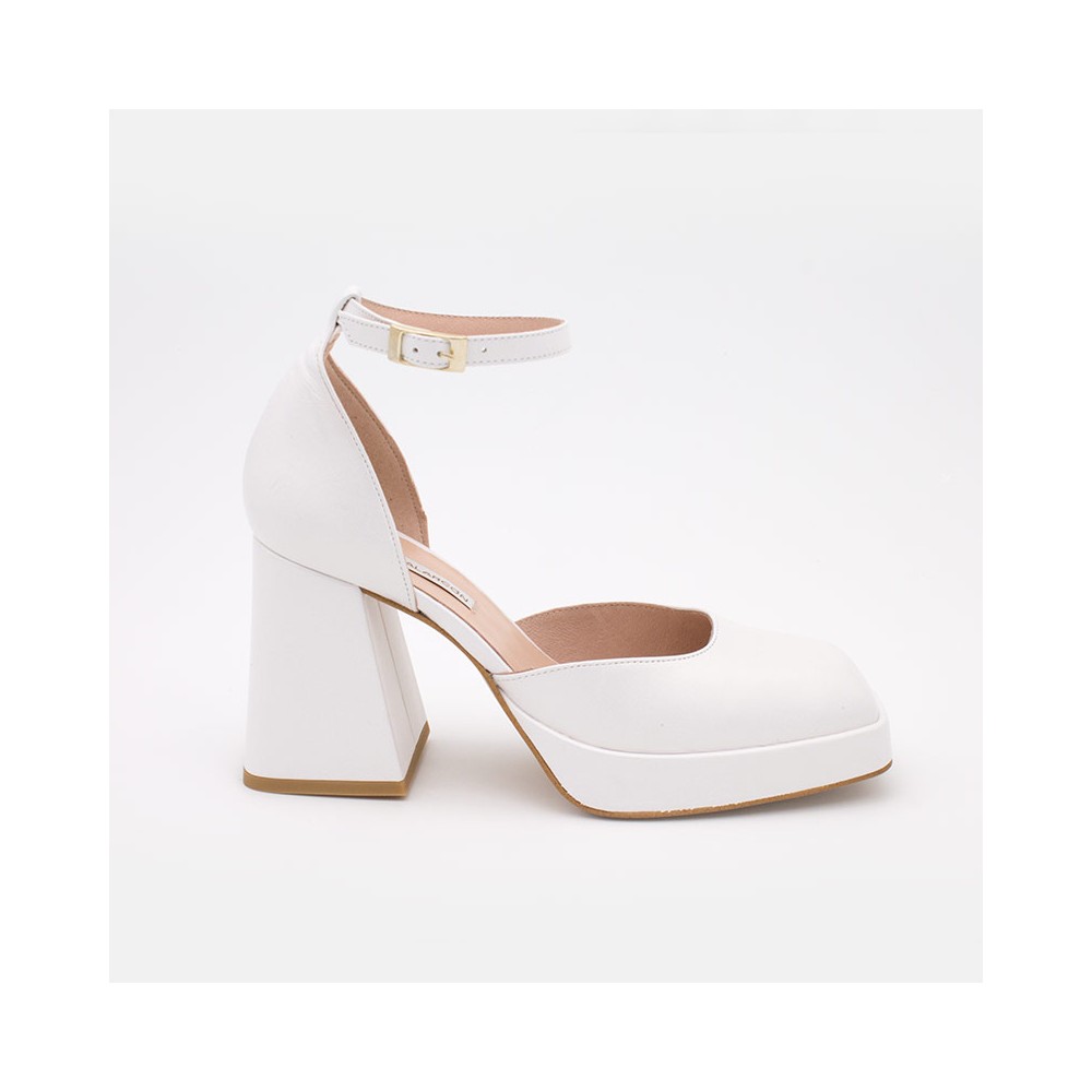 ANNA - Platform & heeled ankle strap D'orsay